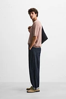 T-SHIRT EN MAILLE STRUCTURÉE