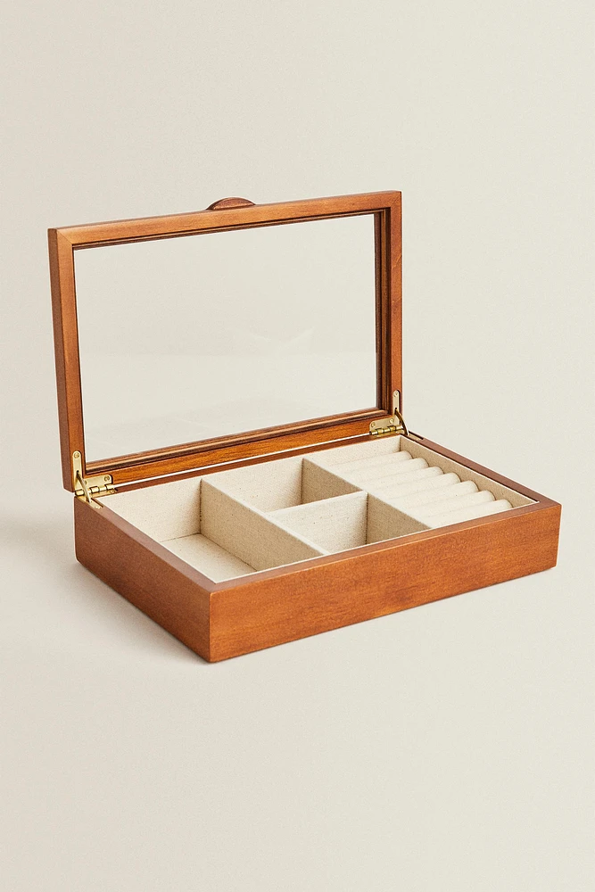 WOODEN JEWELRY BOX