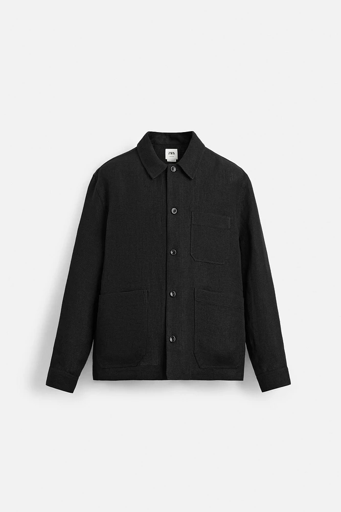 100% LINEN LIMITED EDITION OVERSHIRT