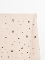 Rhinestone mini skirt