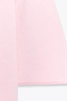WASHED EFFECT PLUSH SWEATSHIRT