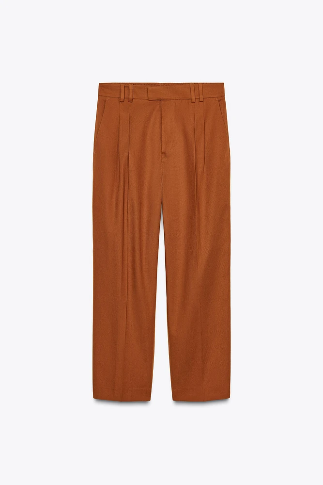 PLEATED PANTS ZW COLLECTION