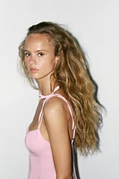 SHORT DRESS WITH BOWS