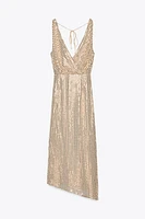 SEQUIN MIDI DRESS