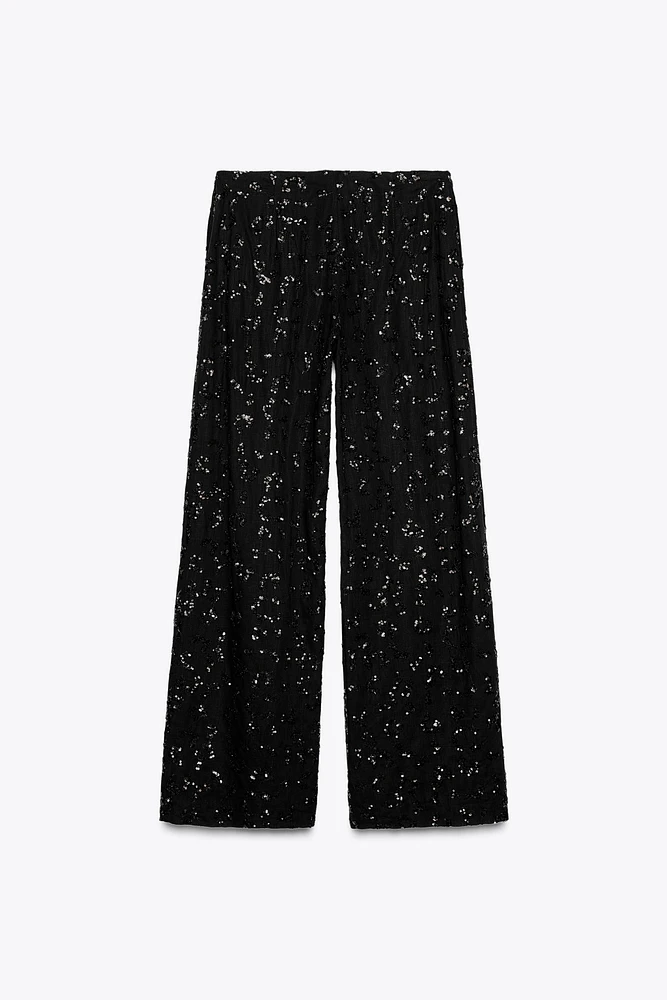 SEQUIN VOLUME PANTS