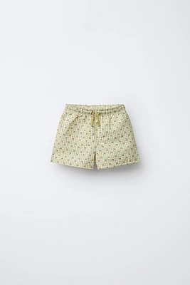 6-14 ANS/ SHORT DE BAIN CERISES