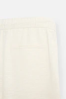 STRUCTURED RELAXED FIT PANTS