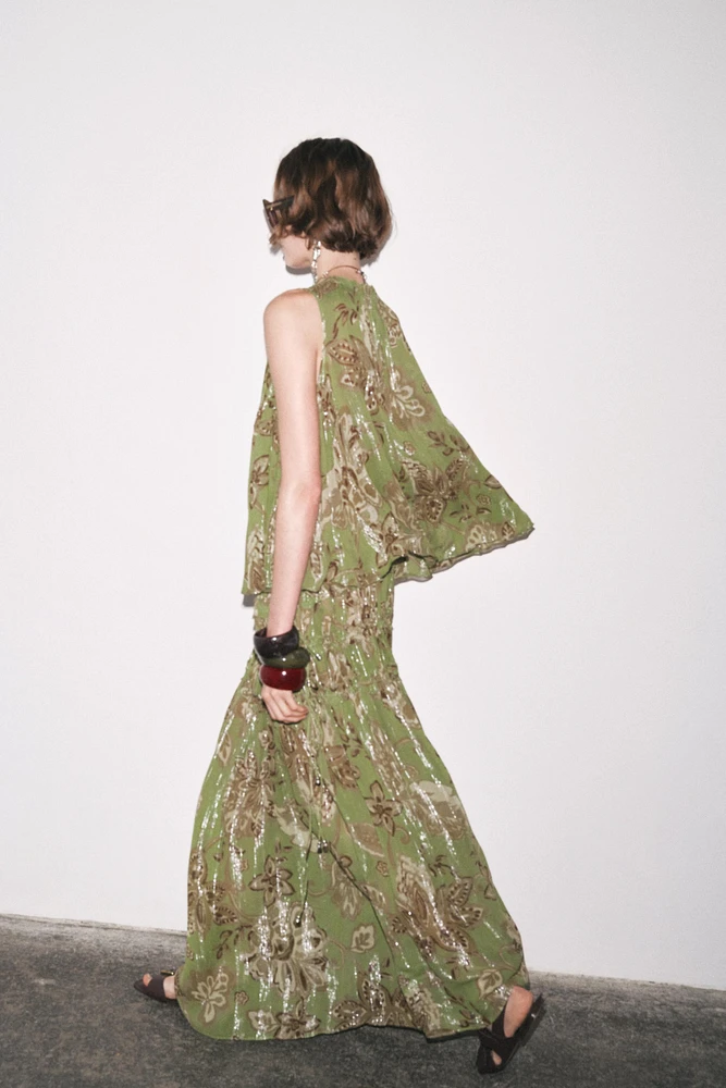 ZW COLLECTION PRINTED SKIRT