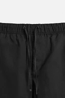 RELAXED FIT COTTON LINEN PANTS
