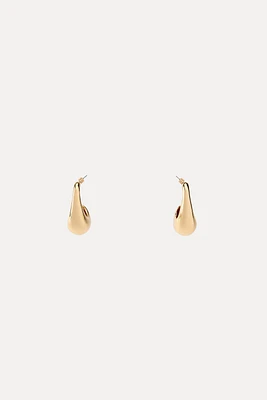 METAL TEARDROP EARRINGS