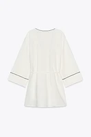 VESTE CROISÉE LISERÉS
