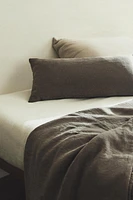 FADED-EFFECT LINEN QUILT