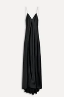 ROBE LONGUE SATINÉE 50E ANNIVERSAIRE