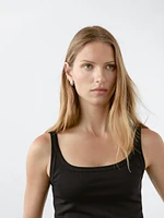 Cotton blend tank top