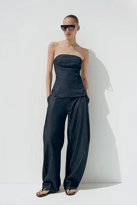 PANTALON DENIM TRF À PINCES