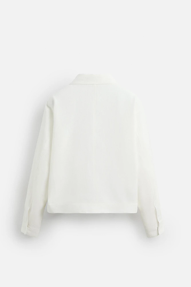 VESTE 100 % LIN