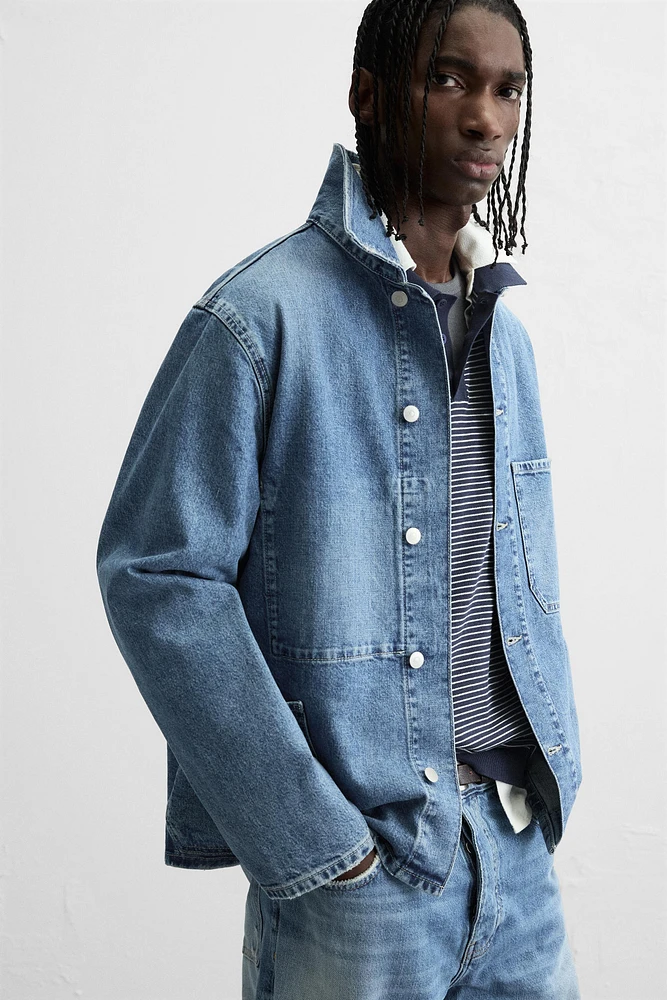 VESTE EN DENIM À POCHES