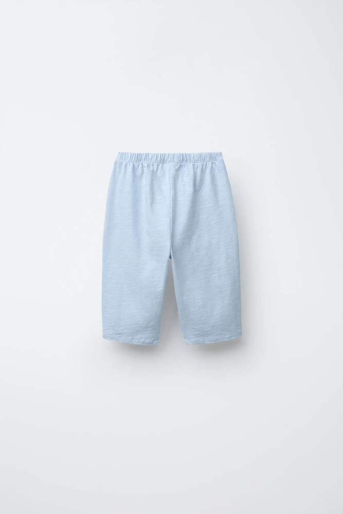 COMBINATION TEXTURED PANTS