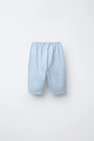 COMBINATION TEXTURED PANTS