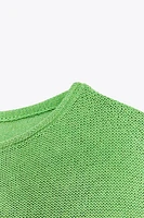 WIDE SLEEVE KNIT TOP