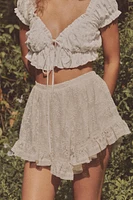RUFFLED CROP TOP