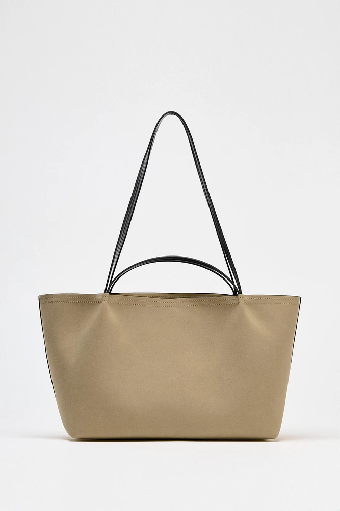 DOUBLE HANDLE SHOPPER BAG