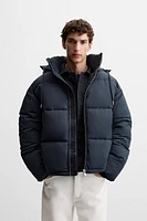 HOODED QUILTED JACKET