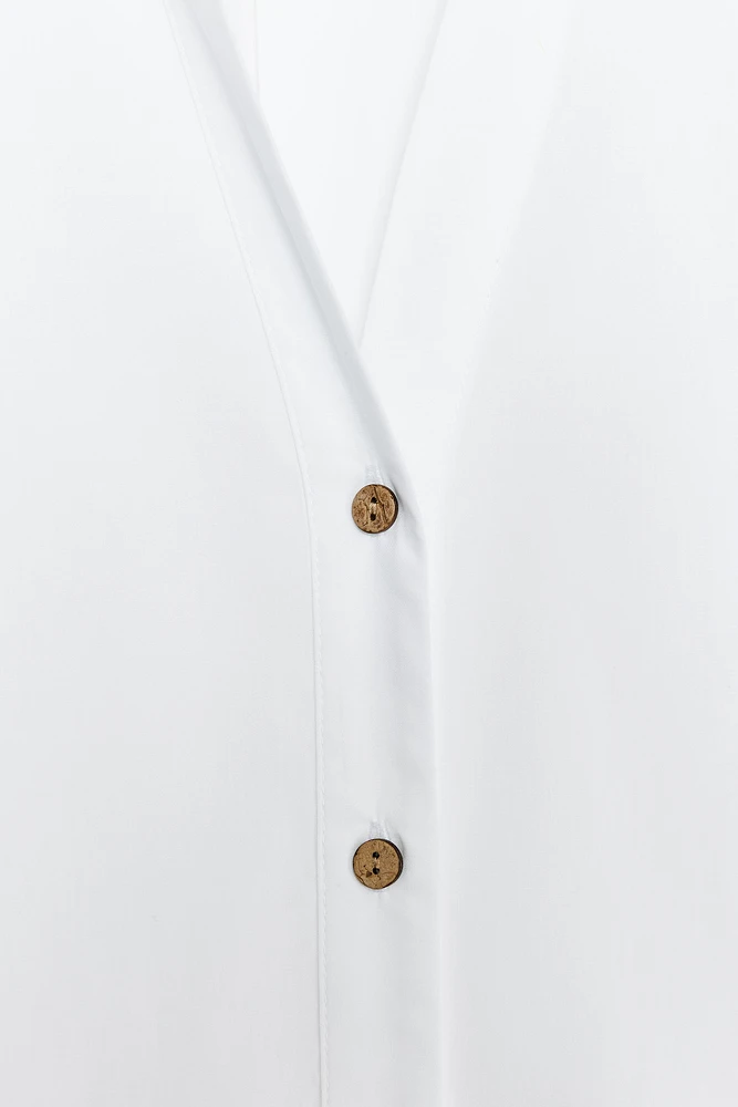 WIDE SLEEVE POPLIN SHIRT