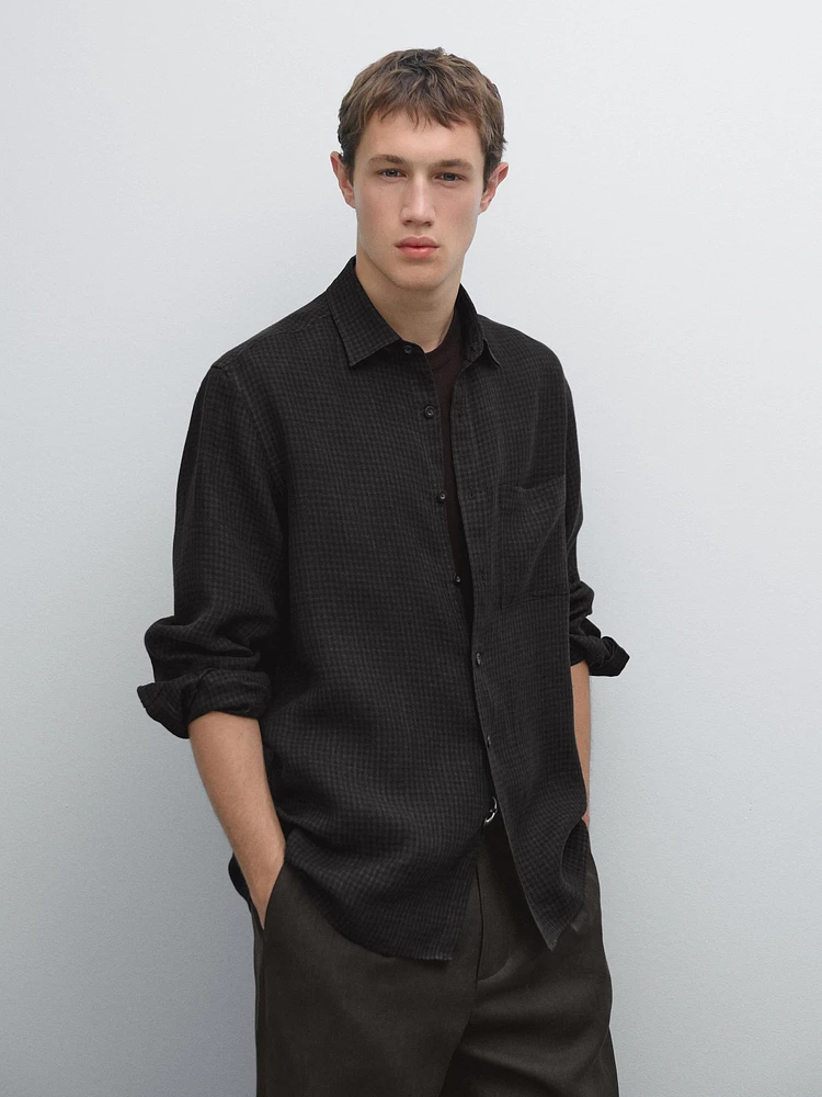 Chemise carreaux vichy regular fit