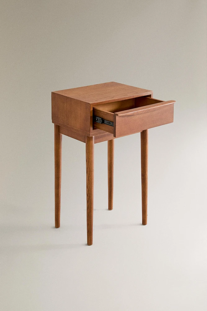 TABLE DE NUIT BOIS DE FRÊNE TIROIR