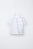 TEXTURED POLO SHIRT