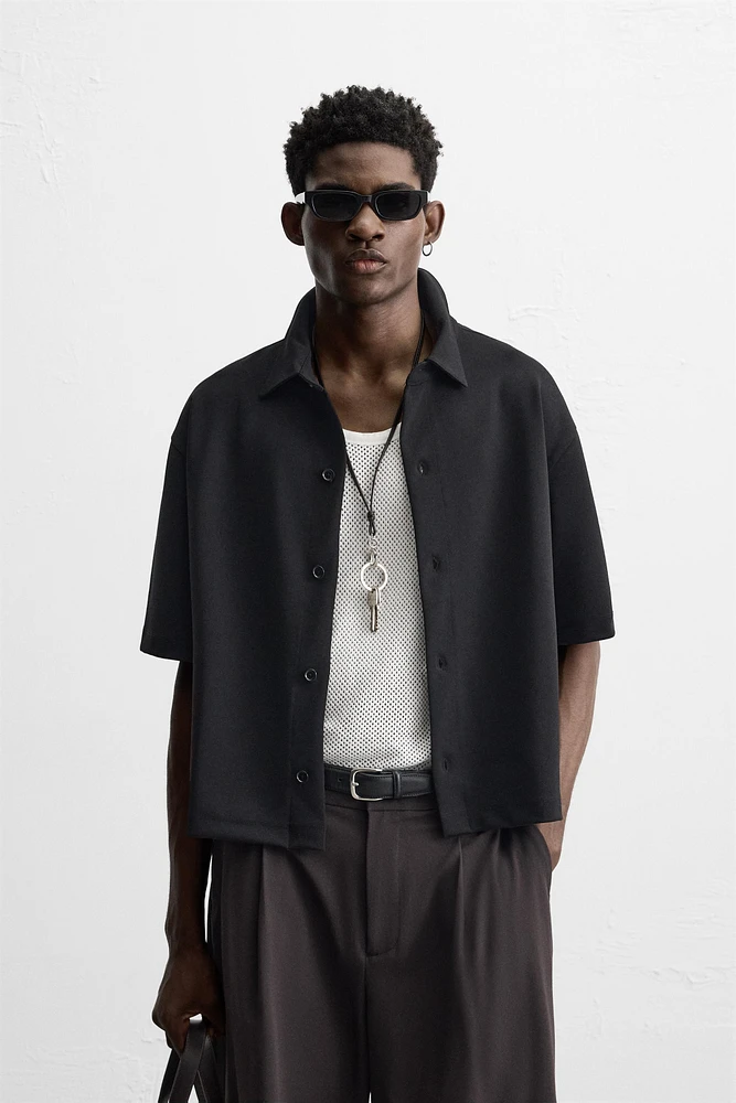 INTERLOCK TEXTURED SHIRT