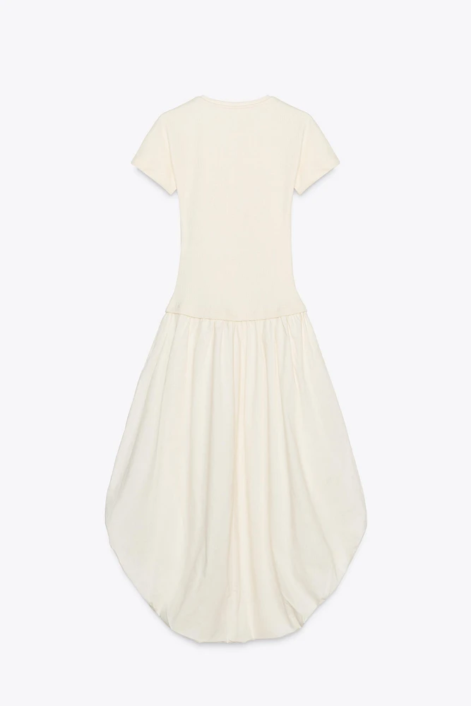 BALLOON COMBINATION DRESS