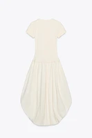 BALLOON COMBINATION DRESS