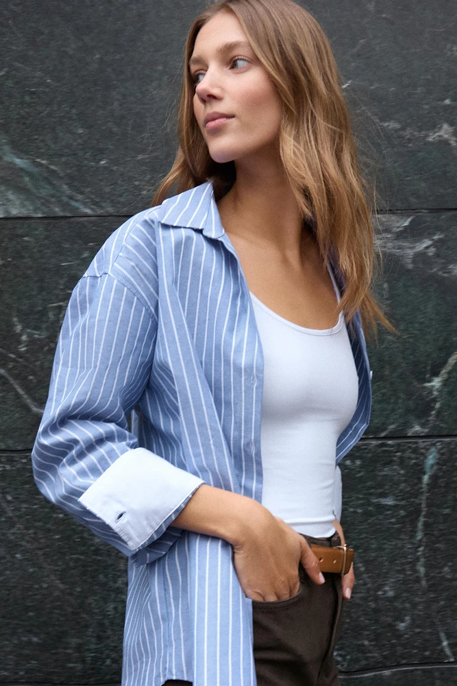 STRIPED OXFORD SHIRT