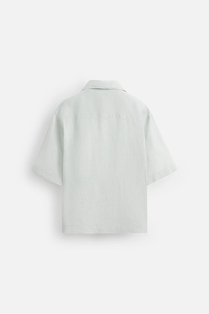 100% LINEN POLO SHIRT