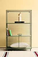 METAL BOOKCASE WITH DOORS