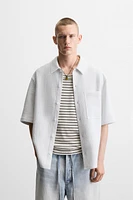 CHEMISE JACQUARD GÉOMÉTRIQUE