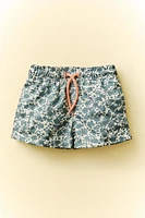 MAILLOT DE BAIN PLAGE ENFANT FLEURS TROPICALES