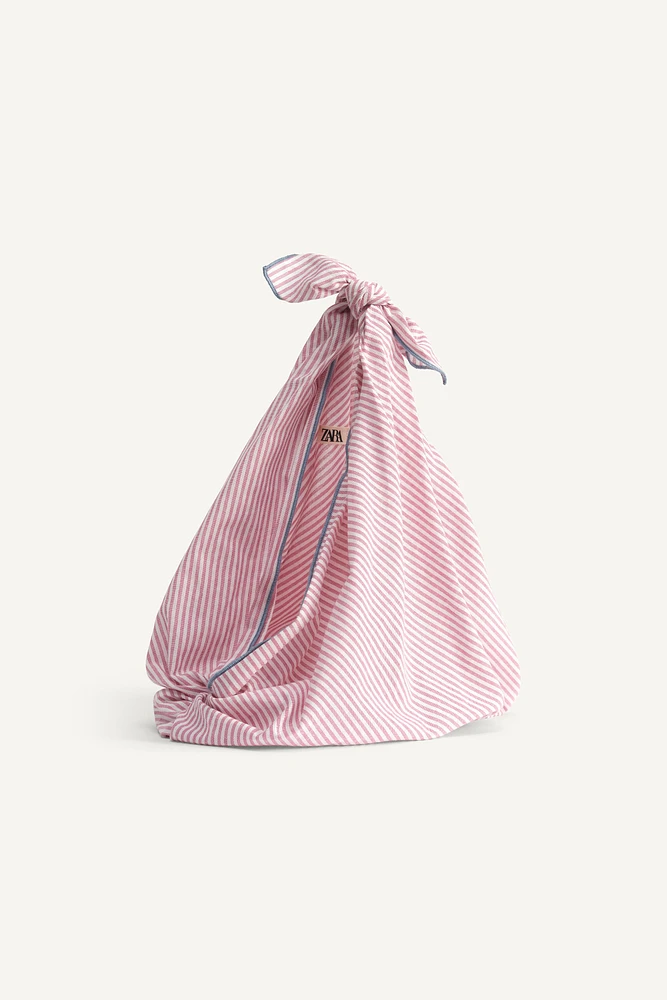 KNOTTED SHOULDER BAG