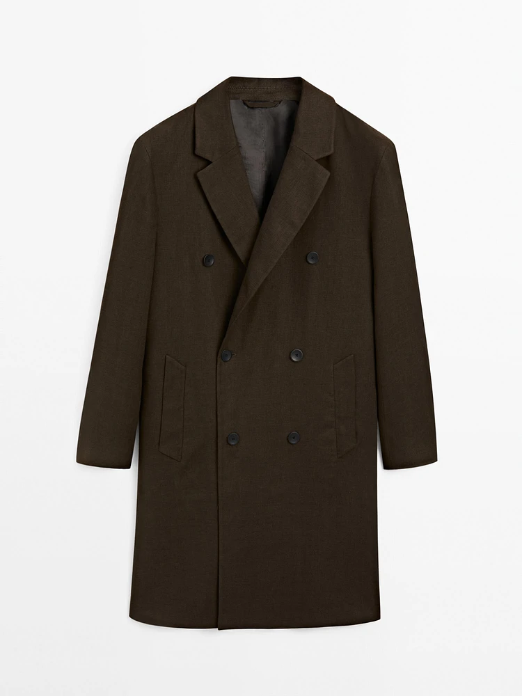 Trench en lin mélangé - Limited Edition