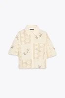 CHEMISE BRODERIES CROCHET