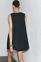 VOLUMINOUS SHORT DRESS