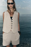 GILET DE TAILLEUR EN LIN