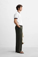 LYOCELL PLEATED PANTS