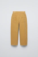 CORDUROY BALLOON LEG PANTS