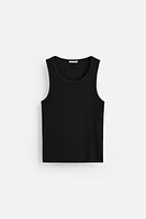 BASIC RIBBED TANK TOP