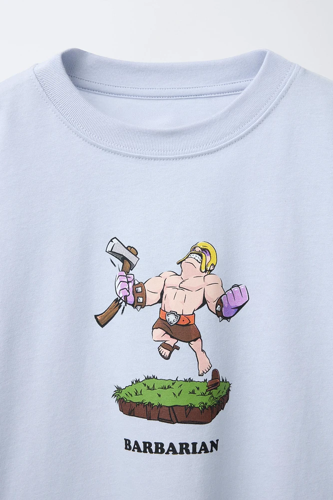 T-SHIRT BARBARIAN THE WORLD OF CLASH ™