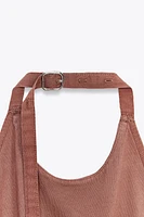 OPEN-BACK HALTER TOP