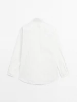 Chemise en popeline à col montant - Limited Edition